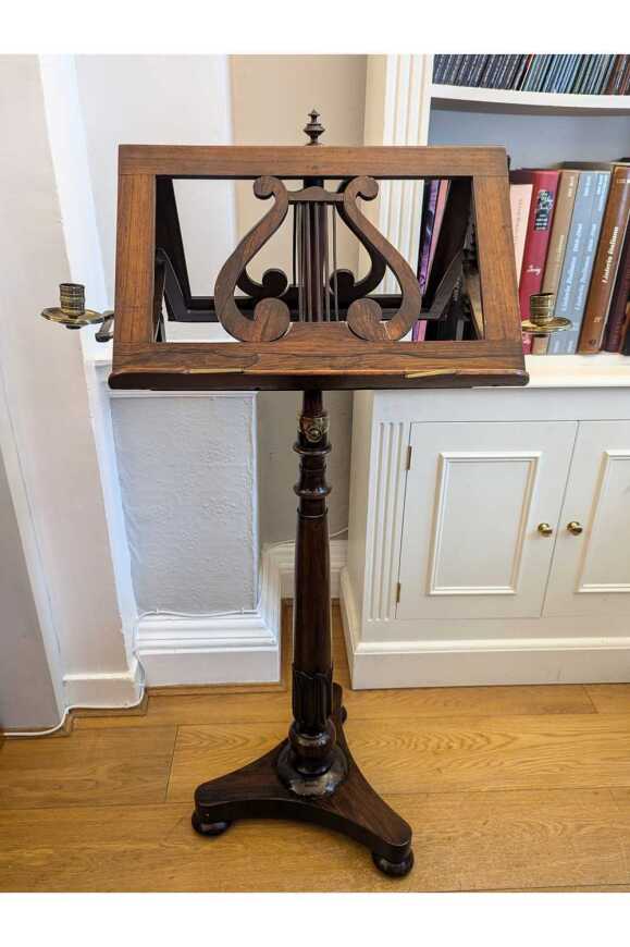 A Rosewood Duet Music Stand, second half of the nineteenth century