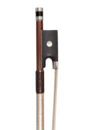 A Silver-Mounted Violin Bow - 2