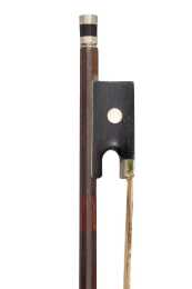 A Nickel-Mounted Violin Bow, probably by Charles Nicolas Bazin - 2