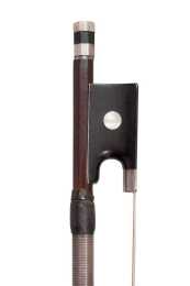 A Silver-Mounted Violin Bow - 2