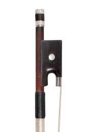 A Silver-Mounted Violin Bow - 2