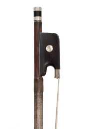 A Silver-Mounted Cello Bow - 2